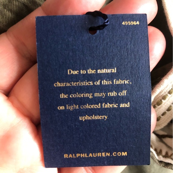 Polo Ralph Lauren New Army Green Flat Front Chino Shorts Size 38 - Picture 10 of 12